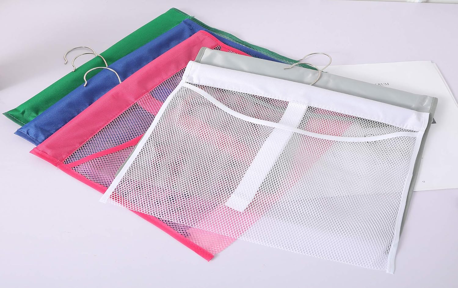Dearjana Portable Mesh Shower Caddy with Rotatable Hanger