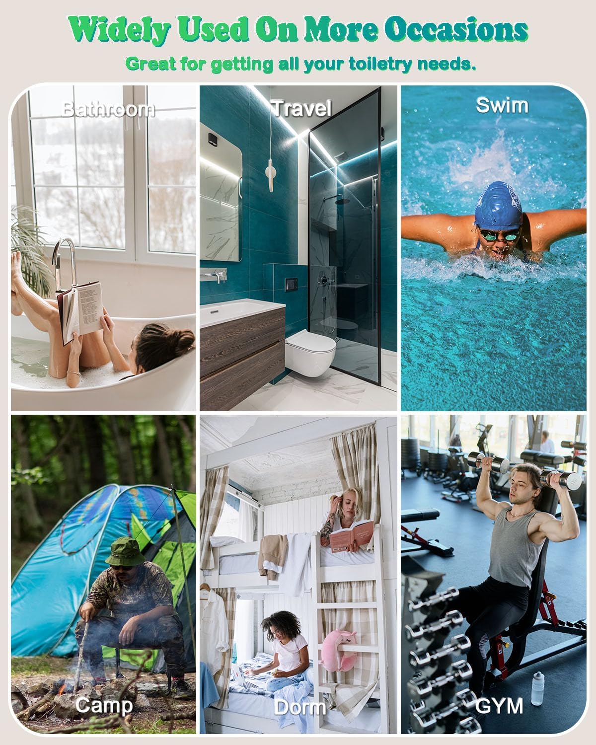 XL Mesh Shower Caddy Portable Bag for Travel and Gym
