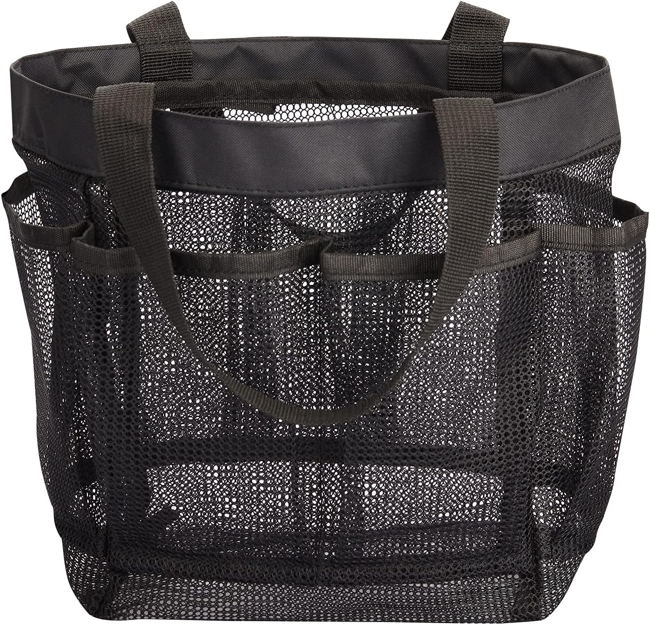 HAOGUAGUA Mesh Shower Caddy with 8 Pockets - Quick Dry Portable Toiletry Bag