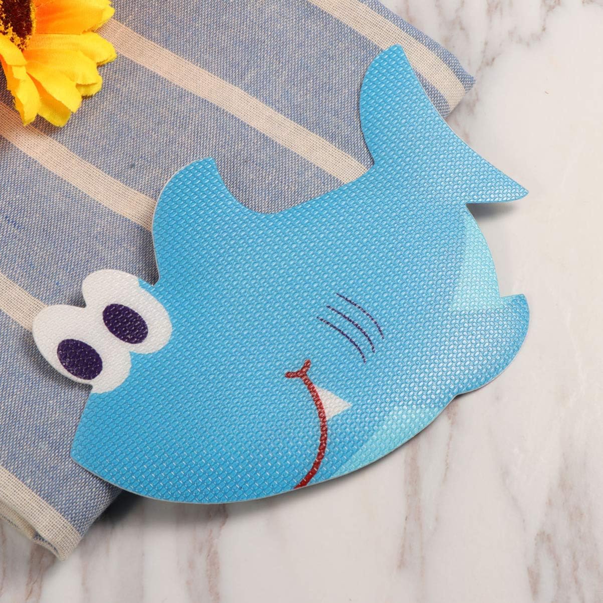 5 pcs Shark Bathtub Stickers Non-Slip Adhesive