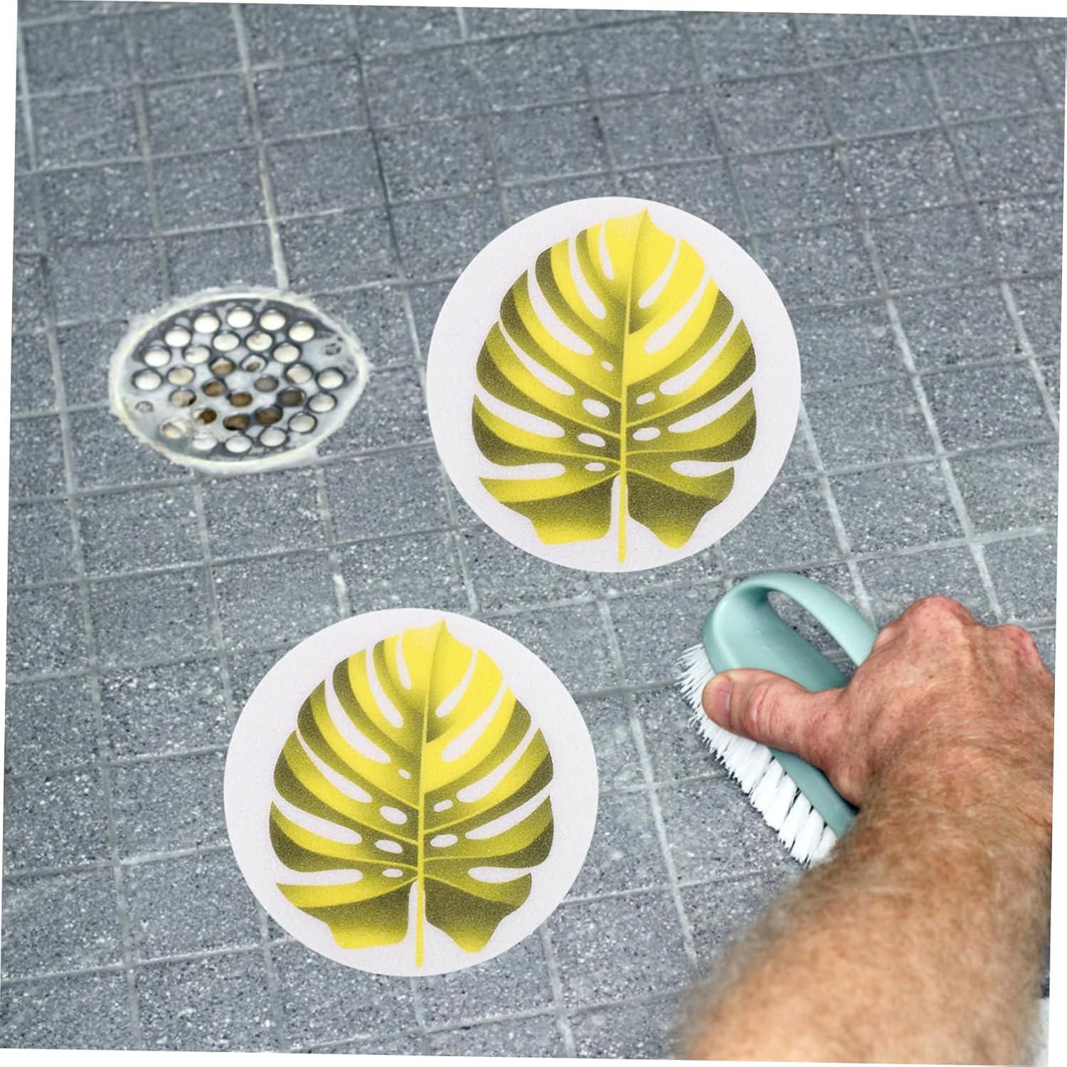 Leaf Shape Anti-Slip Bath Stickers for Safety