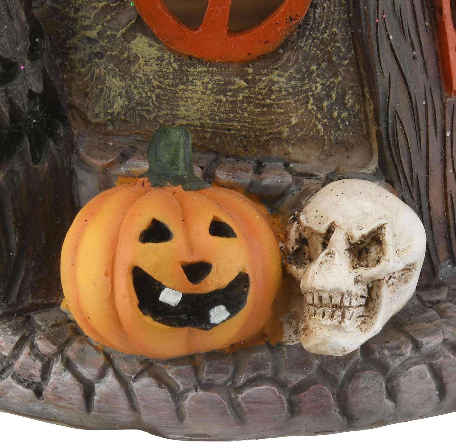 National Tree Company Pre-Lit Haunted Mushroom House with LED Light 7 Inches