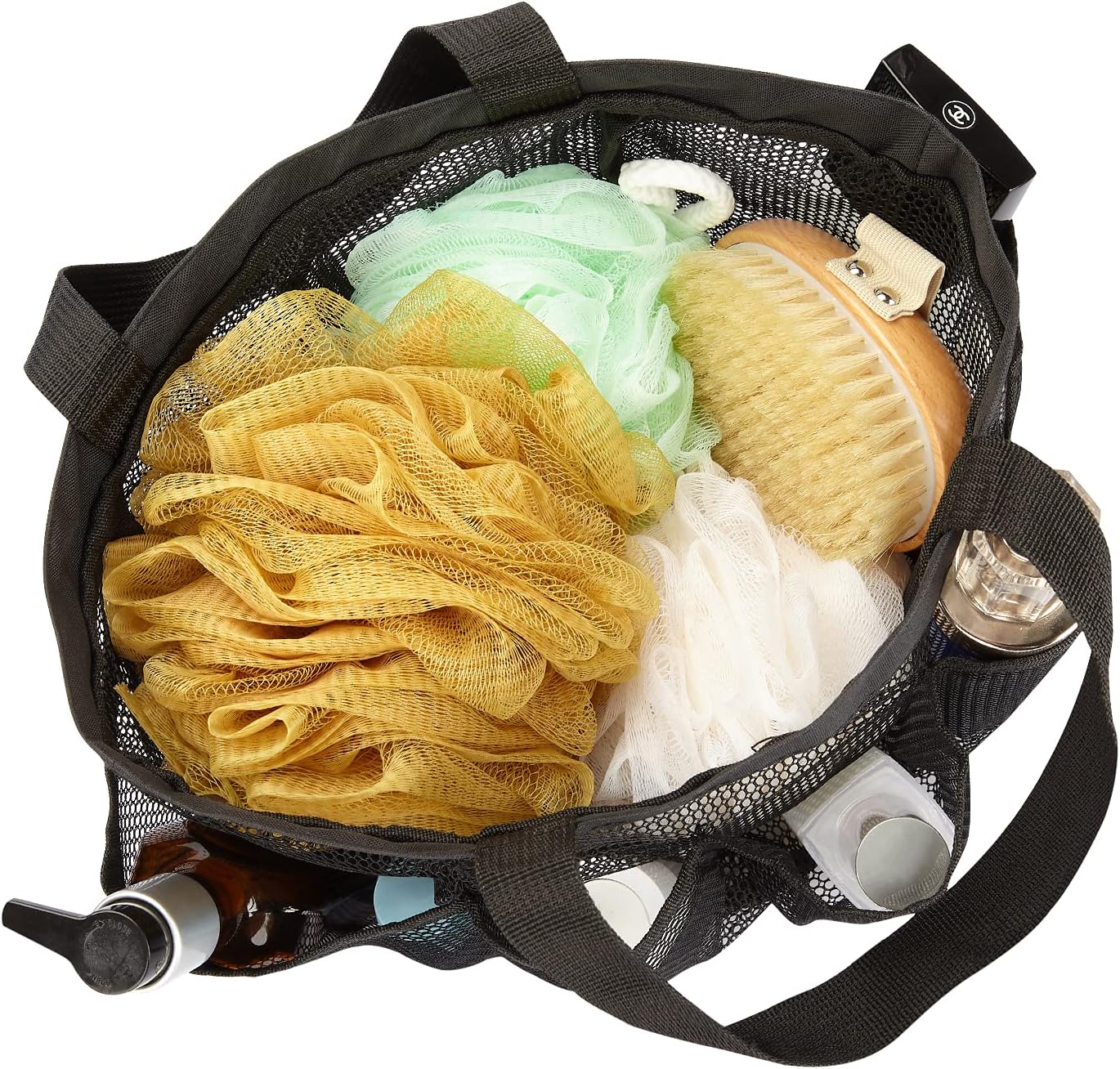 HAOGUAGUA Mesh Shower Caddy with 8 Pockets - Quick Dry Portable Toiletry Bag