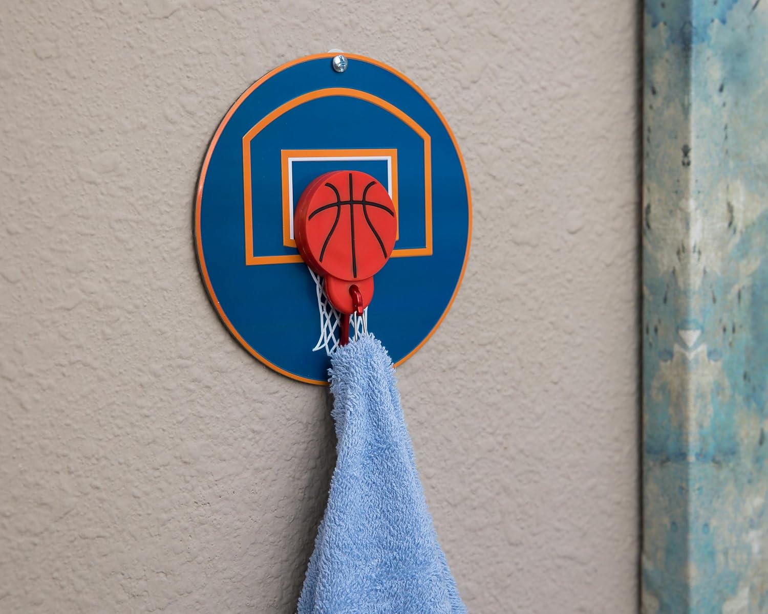 Towel Bud Magnetic Holder Basketball Unicorn Design