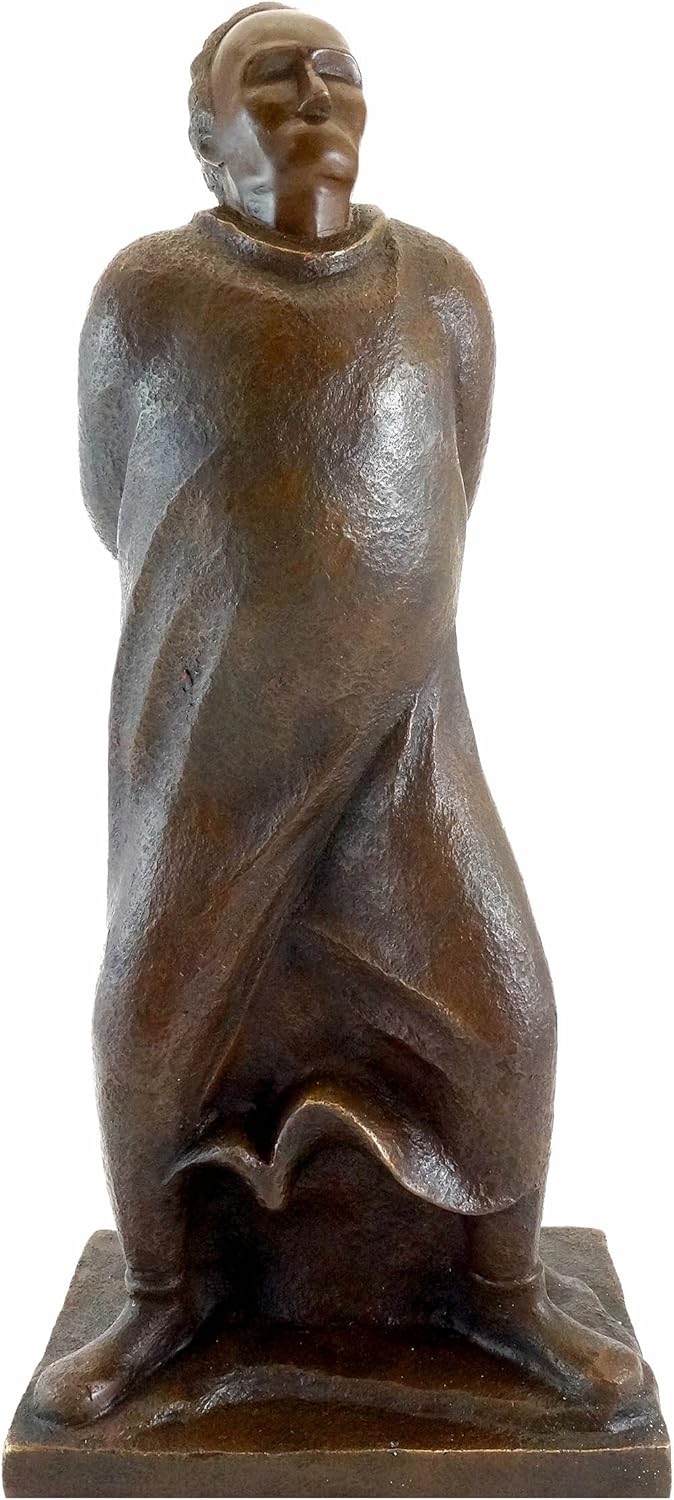 Kunst Ambiente Bronze Statue The Walker Signed Barlach 1