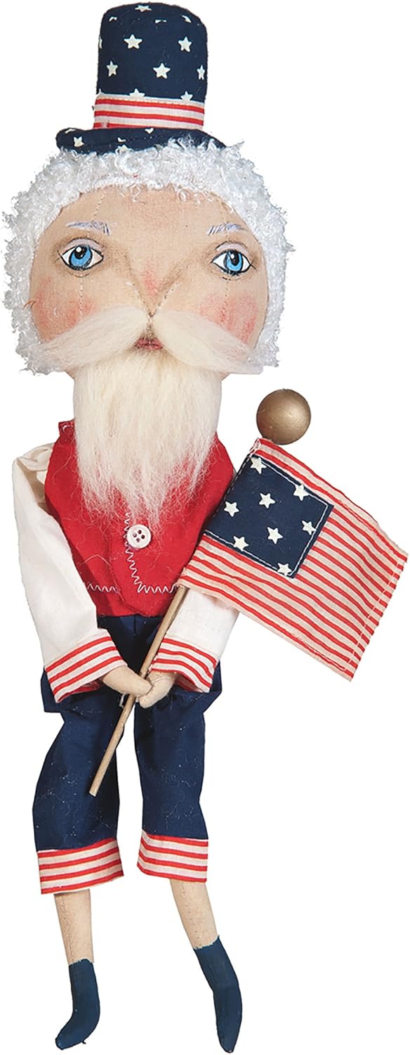 Gallerie II Fourth of July Americana Decor Art Doll 1