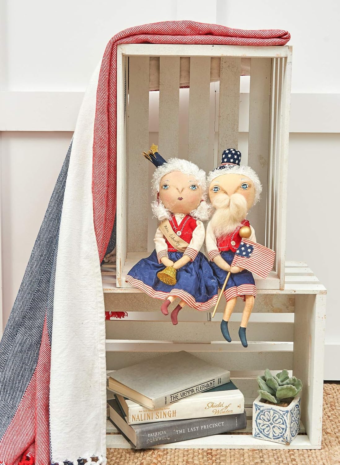 Gallerie II Fourth of July Americana Decor Art Doll 1