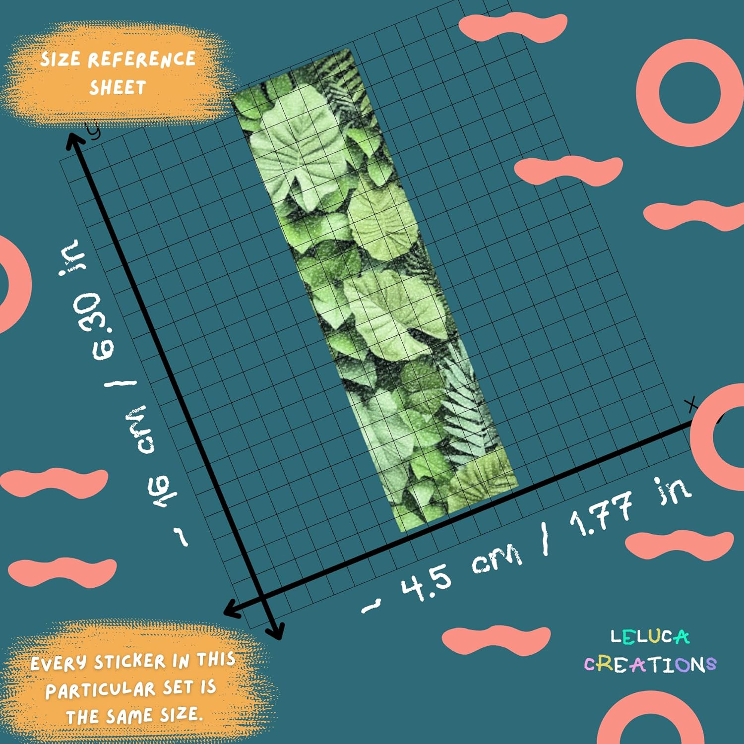 Non Slip Bathtub Stickers 12 PCS Botanical Design