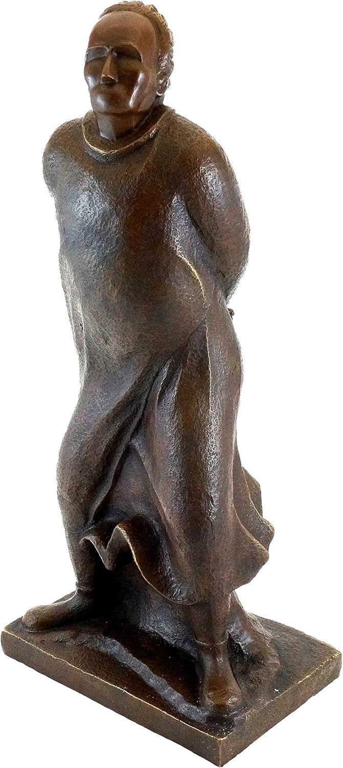 Kunst Ambiente Bronze Statue The Walker Signed Barlach 1