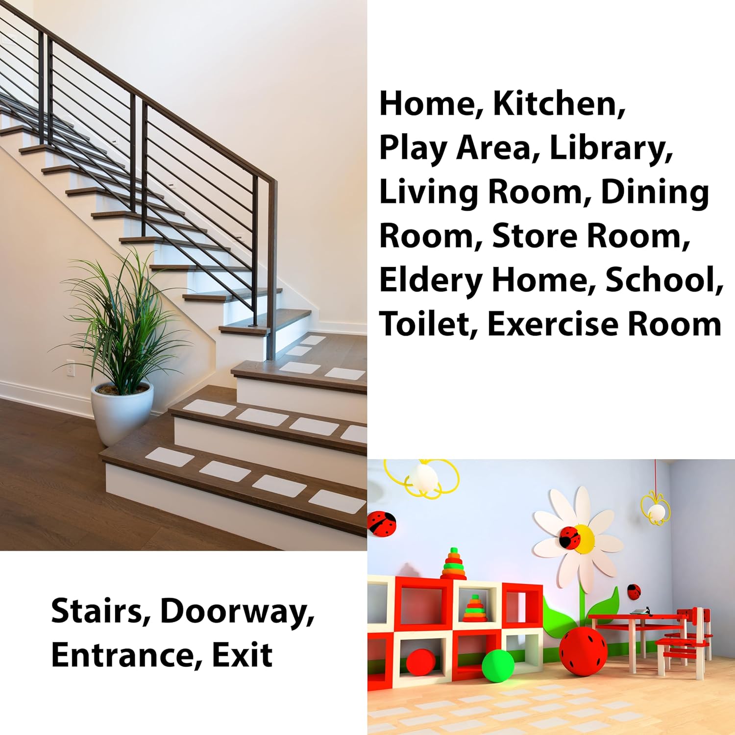 40PCS Non-Slip Bathtub Stickers with Scraper