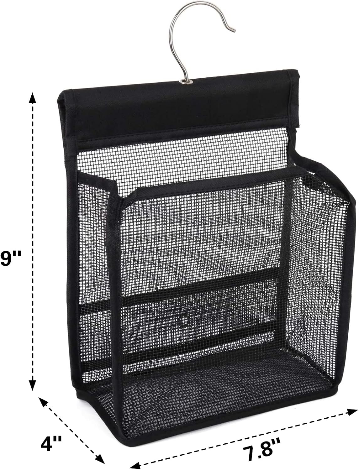 Hanging Mesh Bath Basket Organizer for College Dorms and Travel