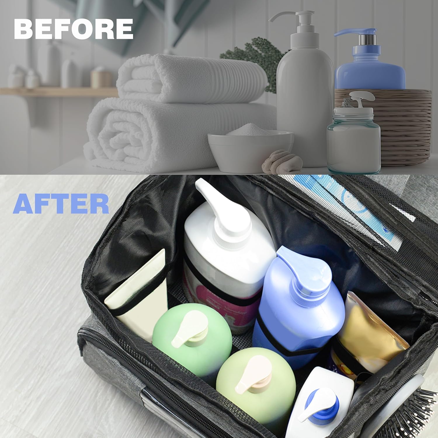 TOPMELON Portable Shower Caddy for Travel and Dorm