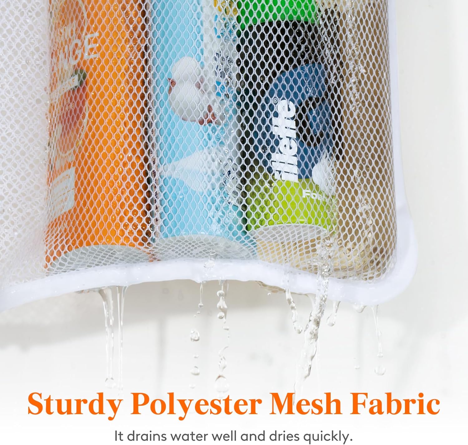 Lifewit Mesh Shower Caddy with 9 Pockets and Hooks 1