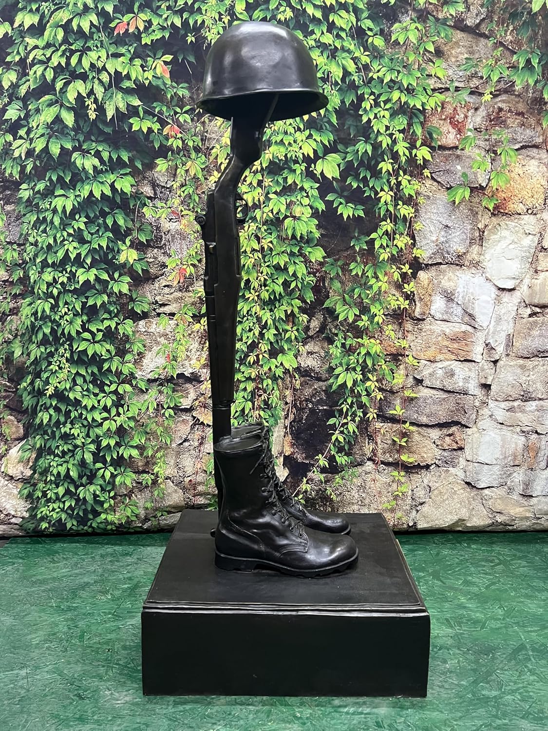 Bronze Korean Era Fallen Soldier Memorial Statue 1