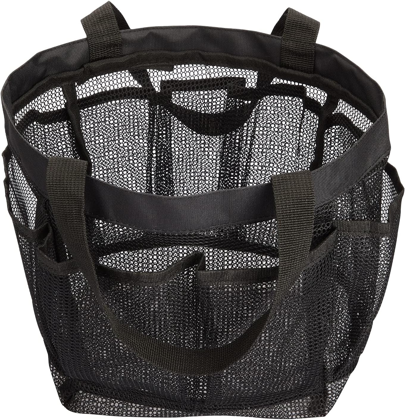 HAOGUAGUA Mesh Shower Caddy with 8 Pockets - Quick Dry Portable Toiletry Bag