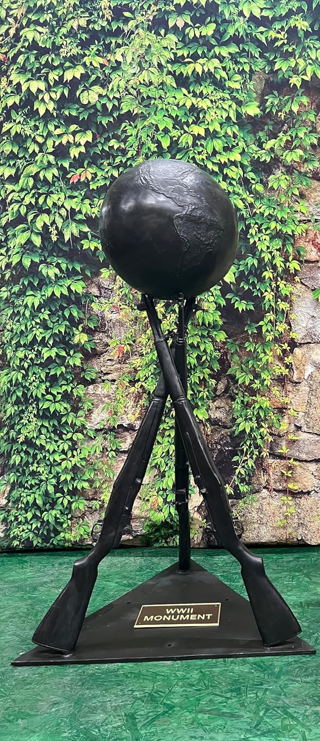 Bronze WWII Monument - Handcrafted USA Statue