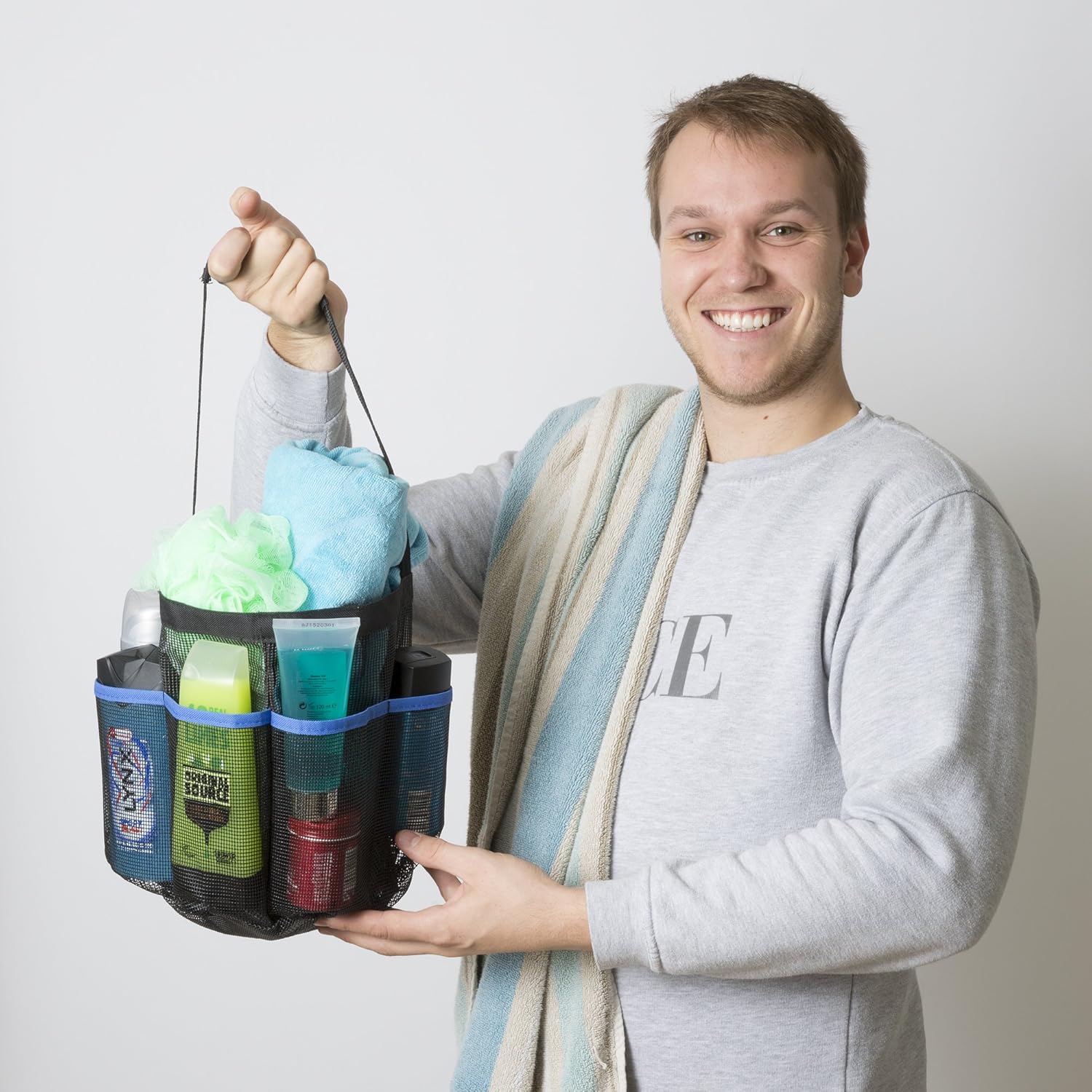 ShowerMade Shower Tote for College Dorm Gym Travel
